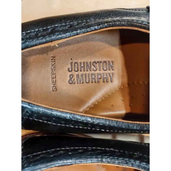 Johnston & Murphy Mens Casual Dress Lace Up Leather Shoes Size 8.5